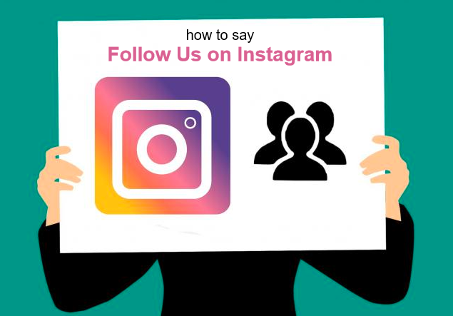 how to say follow this page on Instagram story